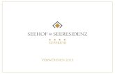 Verwöhnhotels Winterbroschüre Seehof & Seeresidenz 2015