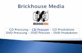 CD, DVD Pressen und Pressung Brickhouse Media