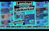 LaminatDEPOT Fabrikverkauf Oktober