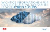 Wichtige Information für CIOs zur Nutzung der Vorteile von Hybrid Clouds