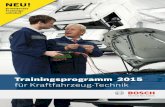 Bosch Automotive Trainingsprogramm 2015