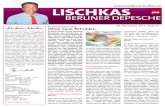 Lischkas Berliner Depesche  (Ausgabe 11/2014)