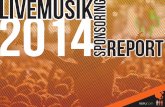 Livemusik sponsoring report 2014