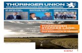 Mitgliedermagazin der Thüringer Union Ausgabe 2014