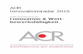 ACR Innovationsradar 2015 Wettbewerbsfähigkeit