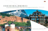 Heidelberg Unterkünfte & Arrangements 2015