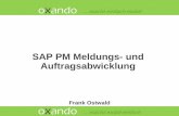 SAP PM Meldungs und Auftragsabwicklung