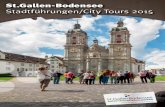 St.Gallen-Bodensee Stadtführungen/City Tours 2015