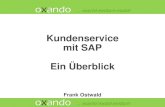Kundenservice mit SAP CS
