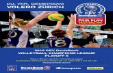 MATCH PROGRAM - 2015 CEV DenizBank Volleyball Champions League