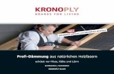 KRONOPLY - Profi-Dämmung aus natürlichen Holzfasern