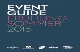 Event Guide Frühling / Sommer 2015