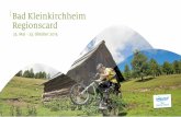 Programm Regionscard Bad Kleinkirchheim 2015