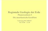 Regionale Geologie Phanerozoikum 9 Amerika