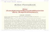 Pannekoek, Anton (1934) – Die Zusammenbruchstheorie Des Kapitalismus (R. Luxemburg)