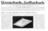 Gasschutz Und Luftschutz 1933 Nr.4 April