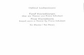 Lachenmann - Fünf Variationen über ein Thema von Schubert