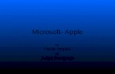 Microsoft- Apple von Fabio Hejduk und Julian Bernhardt.