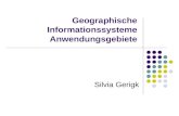 Geographische Informationssysteme Anwendungsgebiete Silvia Gerigk.