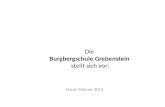 Die Burgbergschule Grebenstein stellt sich vor: Stand: Februar 2015.