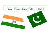 Der Kaschmir-Konflikt. Ursachen England zieht sich vom indischen Subkontinent zurück 1947 Indien und Pakistan werden gegründet Grenzziehung erfolgt.