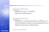 Positioning in mobile Ad-Hoc Networks Analysis of Quantization-Effects in Distributed Positioning-Algorithms in Mobile Ad-Hoc Networks Semester Arbeit