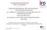 In Trägerschaft der Brücke Schleswig-Holstein gGmbH  Integrationsfachdienste -Ziele und Aufgaben- Integrationsfachdienste (IFD) sind ambulante.