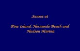 Sunset at Pine Island, Hernando Beach and Hudson Marina.