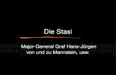 Die Stasi Major-General Graf Hans-Jürgen von und zu Mannstein, usw.