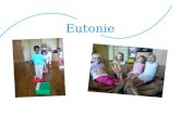 Eutonie. Das Wort „Eutonie“ setzt sich aus dem griechischen Wörtern „eu“ = gut, wohl, harmonisch; und „tonus“ = Spannung; zusammen. Wörtlich übersetzt.