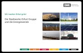 Wir machen Erfurt grün! Die Stadtwerke Erfurt Gruppe und die Energiewende VersorgungUmwelt Mobilität FreizeitService Stadtwerke