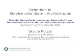 Universität Karlsruhe (TH) Forschungsuniversität gegründet 1825 Aktuelle Herausforderungen von Datenschutz und Datensicherheit in modernen Informationssystemen.