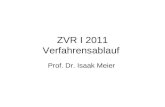 ZVR I 2011 Verfahrensablauf Prof. Dr. Isaak Meier.