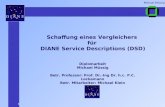 1 Michael Müssig Schaffung eines Vergleichers für DIANE Service Descriptions (DSD) Diplomarbeit Michael Müssig Betr. Professor: Prof. Dr.-Ing Dr. h.c.