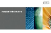 Herzlich willkommen. Unternehmen Struktur Sedus Stoll Konzern 58,3 %31,3 %10,4 % Sedus Stoll Aktiengesellschaft, Waldshut-Tiengen Stoll VITA Stiftung.