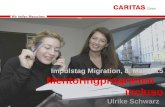 Impulstag Migration, 8. Mai 2015 Mentoringprogramm incluso Ulrike Schwarz.