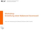 Workshop Erstellung einer Balanced Scorecard Unter der Verwendung der Software ADOscore (BOC GmbH)