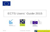 ECTS Users´ Guide 2015 Mai 2015Dr. Regine Bolter - EHR Expertin 1.