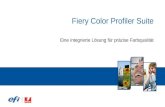 Fiery Color Profiler Suite Eine integrierte Lösung für präzise Farbqualität.