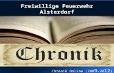 Freiwillige Feuerwehr Alsterdorf Chronik Online (200 9 -20 12 )