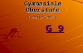 Gymnasiale Oberstufe (Abitur 2013) (Abitur 2013) G 9.