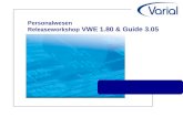 Personalwesen Releaseworkshop VWE 1.80 & Guide 3.05.