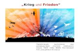 „Krieg und Frieden“ Презентация выполнена под руководством учителя немецкого языка ГБОУ СОШ №605 Костюковой