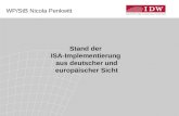 WP/StB Nicola Penkwitt Stand der ISA-Implementierung aus deutscher und europäischer Sicht.