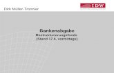 Dirk Müller-Tronnier Bankenabgabe Restrukturierungsfonds (Stand 17.6. vormittags)