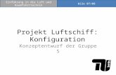 Projekt Luftschiff: Konfiguration Konzeptentwurf der Gruppe 5 Einführung in die Luft und RaumfahrttechnikWiSe 07/08.