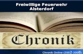 Freiwillige Feuerwehr Alsterdorf Chronik Online (200 2 -200 8 )