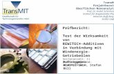 TransMIT Projektbereich Oberflächen-Nanoanalytik Prof. Dr. André Schirmeisen Institut für Angewandte Physik Heinrich-Buff-Ring 16 35392 Gießen Prüfbericht: