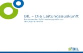 1 BIL – Die Leitungsauskunft Bundesweites Informationssystem zur Leitungsrecherche.