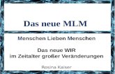 Das neue MLM Menschen Lieben Menschen Das neue WIR im Zeitalter großer Veränderungen Rosina Kaiser.